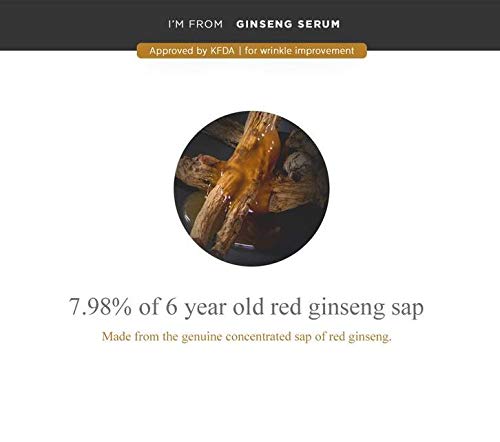 Ginseng Serum, 30ml, elasticity, anti-wrinkle, 7.98% ginseng extract