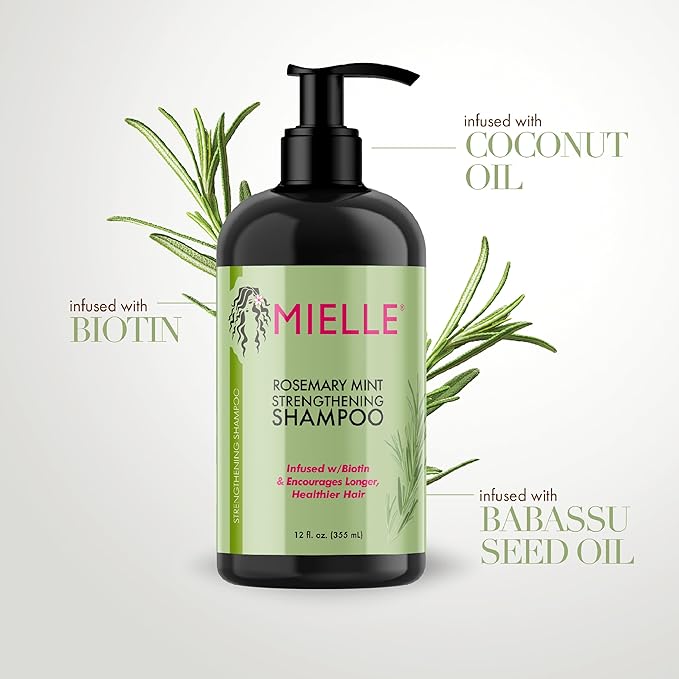 Mielle Organics Rosemary Mint Strengthening Shampoo Infused with Biotin